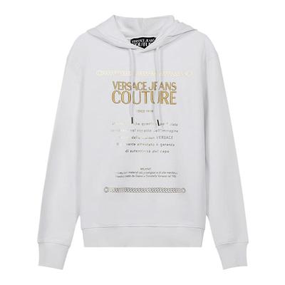 范思哲男士加绒款连帽卫衣