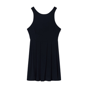 ARMANI EXCHANGE/阿玛尼26年春夏新款女士短款圆领无袖连衣裙官方