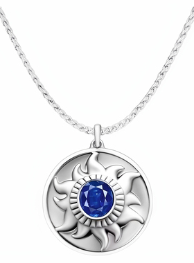 DH7田栩宁同款太阳花吊坠项链女