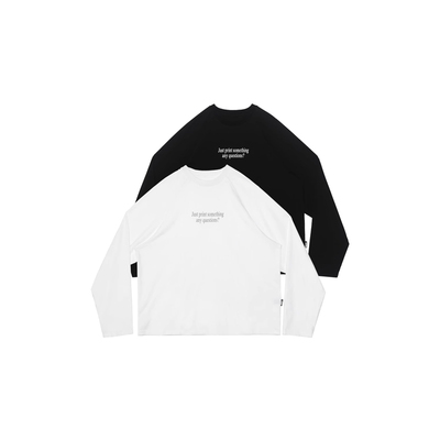 长袖休闲字母印花棉男女同款