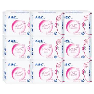 ABC卫生巾夜用280mm超薄透气加长款姨妈女整箱组合装批发正品官方