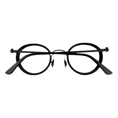 TAVAT眼镜架上野圆形厚框朋克风