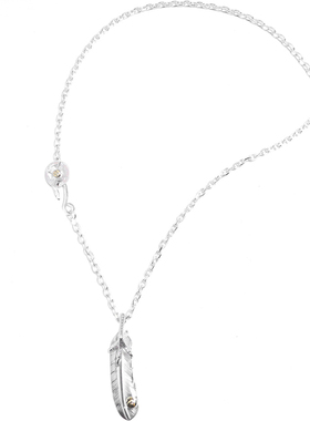 一休高桥纯银羽毛项链套装吊坠