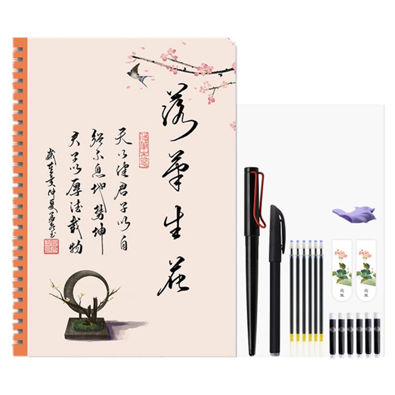 字帖练字贴行书行楷字帖成年字体练字本成年手写连笔帖硬笔成人行草钢笔字帖男生女生字体漂亮大学生临摹考研考试字体练字贴