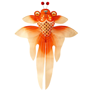 金鱼风筝纸鸢挂饰手工diy成人儿童过年春节拍摄道具新年装饰挂件