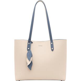 红谷包包新款牛皮单肩手提包时尚通勤大容量妈妈托特包女士包大包