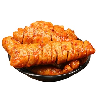 优喆烤面筋零食 辣条干大面筋卷麻辣黑鸭味芝麻烧烤网红小麻辣串