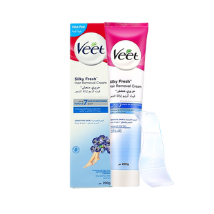 【自营】Veet薇婷脱毛膏女腋下腿毛敏感肌非永久去根不留黑点临期