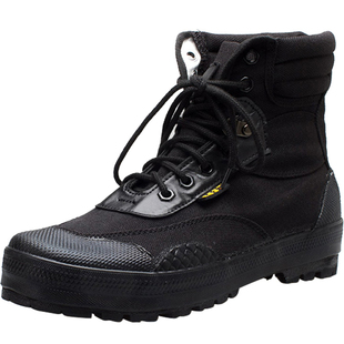 际华3537正品黑色解放鞋高帮作训鞋户外登山训练鞋耐磨工地劳保鞋