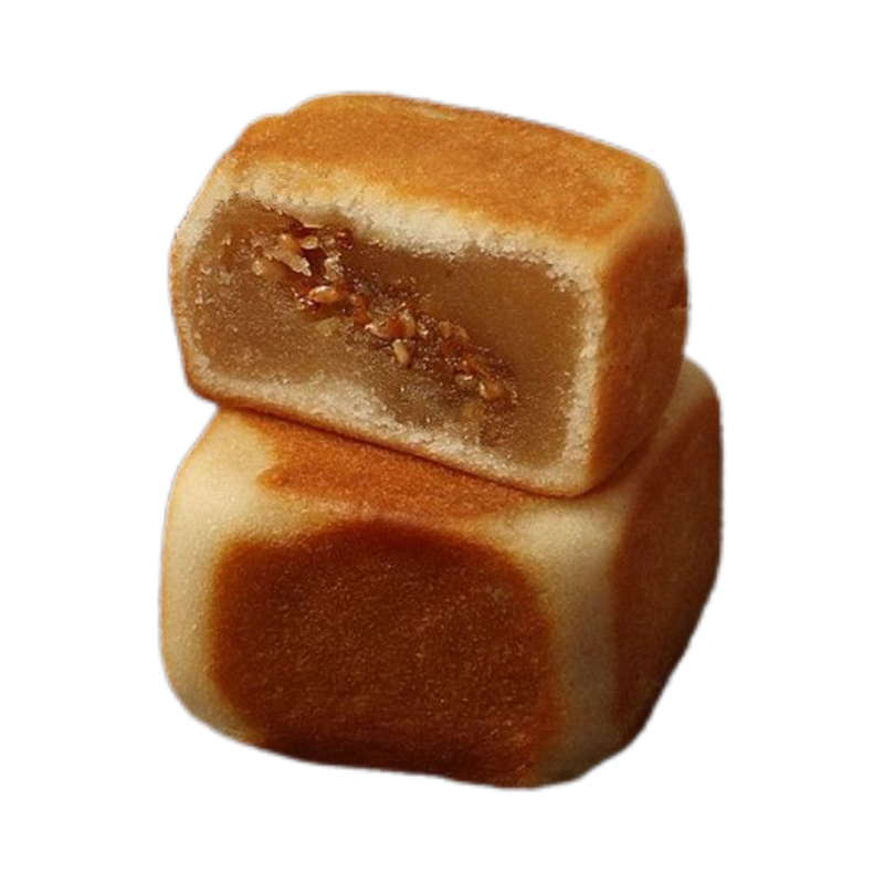 客家绿豆馅宝斗饼传统糕点