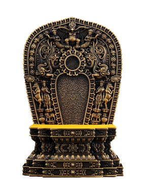 藏式铜佛像底座家用金刚底座佛龛