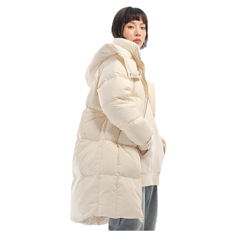Joma新款中长款羽绒服女