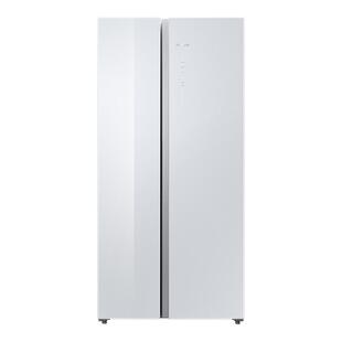 【新品主动杀菌】西门子玻璃面板604L大容量一级能效对开门冰箱