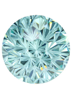 帕拉伊巴绿色烟花切圆形尖底裸石 蓝绿色高碳钻裸钻美甲耳钉镶嵌