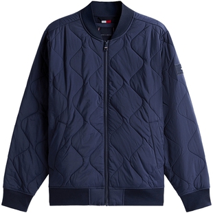 【轻薄绗缝】Tommy秋冬男装防水美式潮流飞行员棒球棉服夹克外套