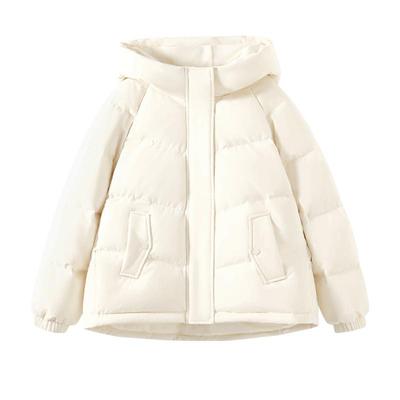 NOW真维斯白色鸭绒羽绒服女2026新款冬季巨好看的冬装棉袄厚外套