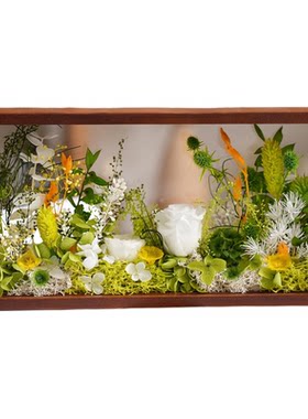 永生花相框家居摆件手工礼物