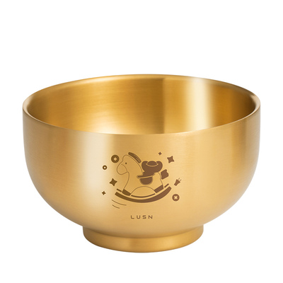 如山马年小‘金’碗餐具套装