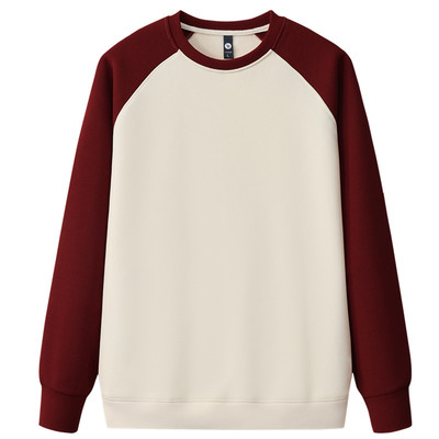 高端华夫格加绒圆领卫衣秋冬定制