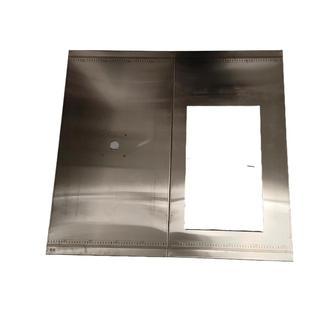 不锈钢锯台推台锯面板定制激光切割加工打标刻度四面折弯木工台面