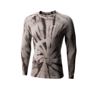 UTO美丽诺扎染羊毛速干长袖