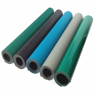 防静电台垫橡胶垫PVC防滑绿色胶皮实验室桌垫手机维修工作垫定制