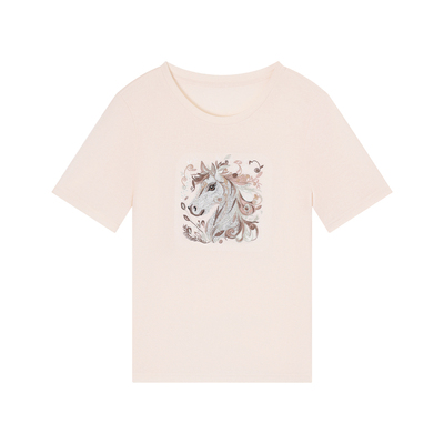 熙薇【马绣星河】2026新款气质时尚休闲修身短袖T恤M2026