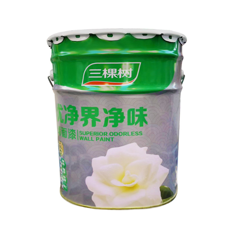 三棵树优净界净味墙面漆室内家用防潮防霉乳胶漆环保内墙漆涂料