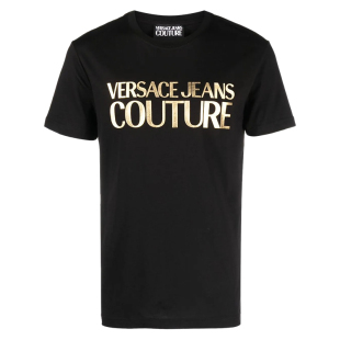 Versace/范思哲VJ 男士潮牌奢华金标时尚短袖T恤 75GAHT01 CJ00T