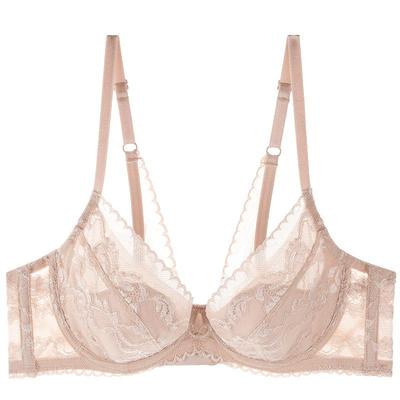 薄款夏娃的诱惑性感超薄聚拢文胸