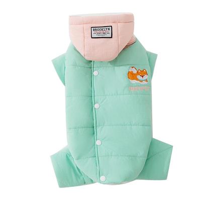 冬天狗狗衣服柯基四脚棉衣法斗雪纳瑞腊肠宠物中型犬加厚冬装冬季