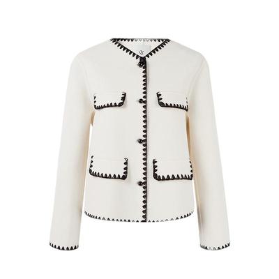 小个子短款外套秋水伊人绵羊毛