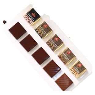 斯巴达克白俄罗斯进口苦巧克力运动健身迷你黑巧克力250g/袋