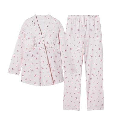 嫚熙秋冬纯棉长袖月子服产后外出