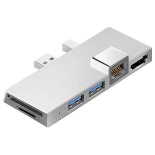 科乐多雷电2扩展坞适用苹果macbook air笔记本mac电脑minidp转hdmi转换器电视投影仪网线接口网口扩展拓展坞