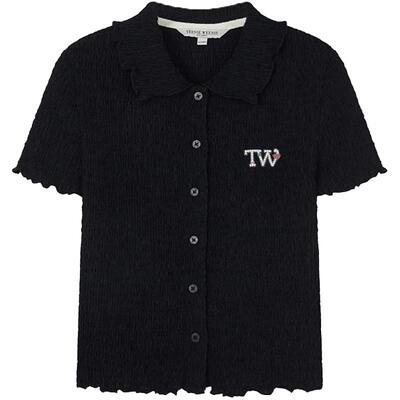 T恤翻领短袖开衫TeenieWeenie