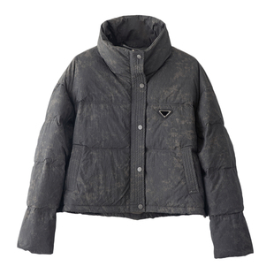 粉色高腰立领小短款肯豆羽绒服女2026冬款巨好看的白鸭绒加厚外套