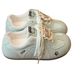 荔枝公园厚底小白鞋子女款2026新款爆款女鞋百搭德训鞋学生运动鞋