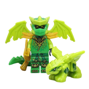 2026年新款幻影忍者主角团龙形态双色注模劳埃德凯杰乐高积木人仔