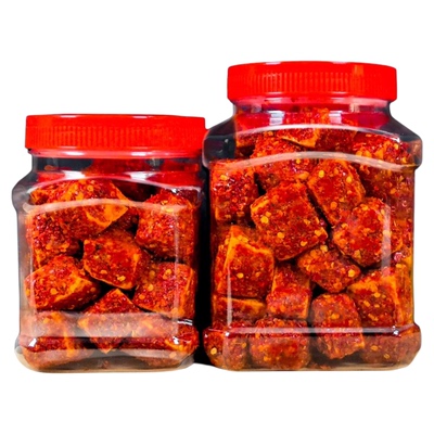 湖南风味纯手工现拌霉豆腐香辣