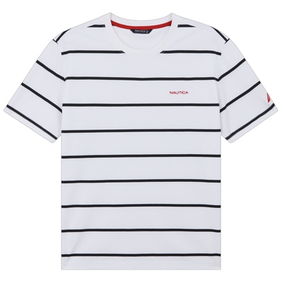 NAUTICA/诺帝卡休闲条纹T恤