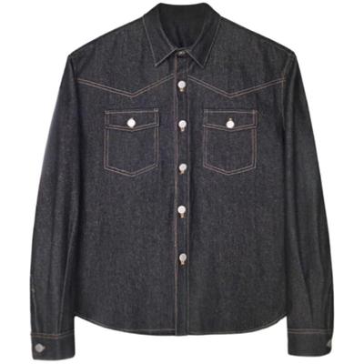 复古美式垫肩夹克牛仔衬衫新品