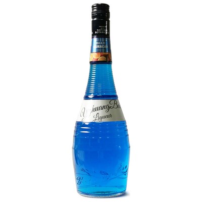 宜庄堡力娇酒700ml蓝橙味利口酒