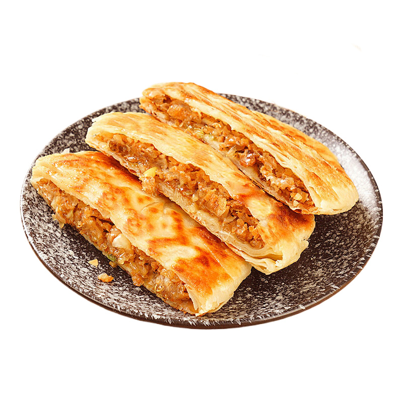 大用牛肉馅饼儿童早餐半成品加热即食肉饼速食速冻商用手抓饼烤饼