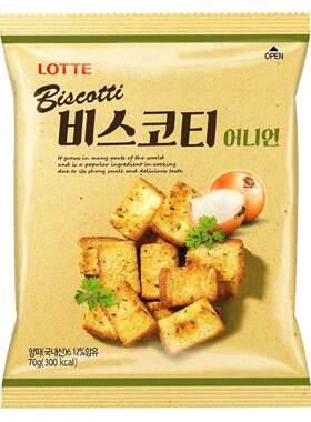 韩国进口乐天烤面包片蒜香黄油