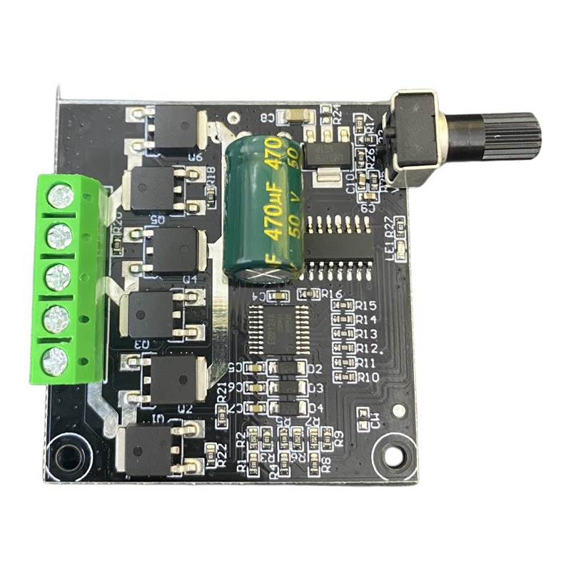 600W大功率无感无刷电机控制板 5V-40V支持电位器PWM调速无刷专用