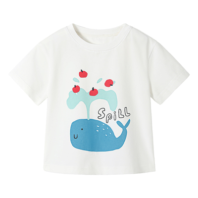 贝肽斯[胎脂皮]宝宝短袖t恤男女