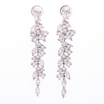 夸张流苏显脸小无耳洞耳饰