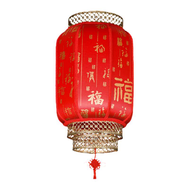 羊皮灯笼吊灯挂饰大红户外防水仿古中式结婚装饰饭店定制广告印字