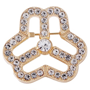 妇联会徽胸针妇女联合会镶钻胸花徽章三八妇女节别针胸章标志气质配饰巾帼文明妇女协会徽章熊辉别针徽